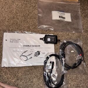 PASCO Scientific CI-6555 Charge Sensor With Manual And Cables